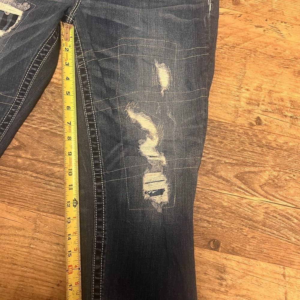 Miss Me Distressed Boyfriend Ankle Size 30 Stretchy Comfy Stylish Date Night - Picture 5 of 16